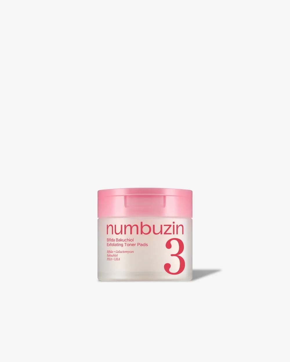 Numbuzin No.3 Bifida Bakuchiol Exfoliating Toner Pads