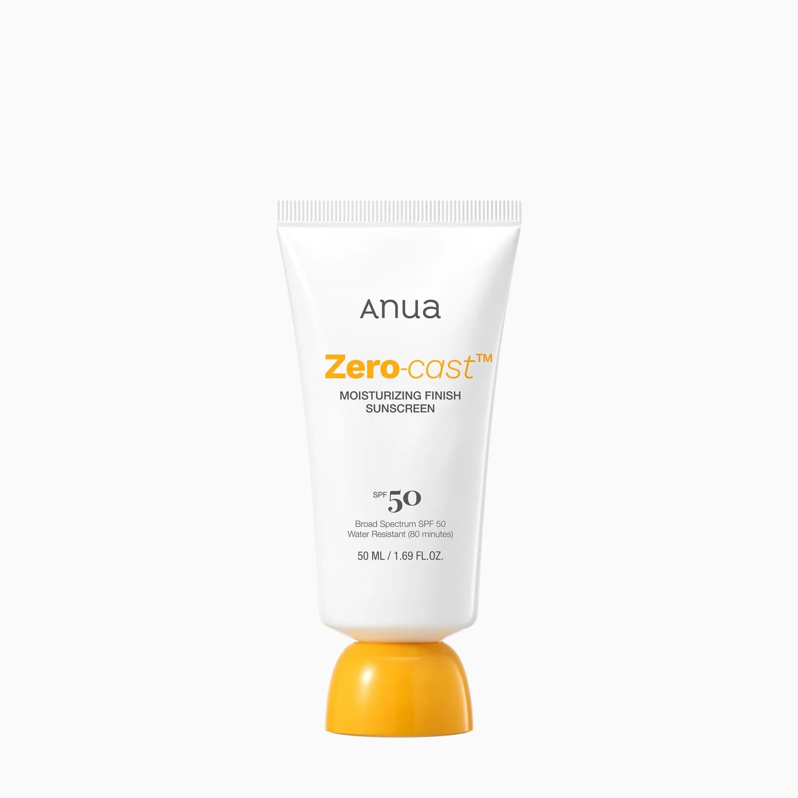 Anua Zero-Cast Moisturizing Finish Sunscreen SPF 50 50ml
