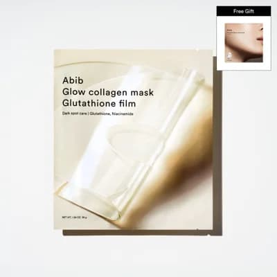 glow collagen mask glutathione film 4p