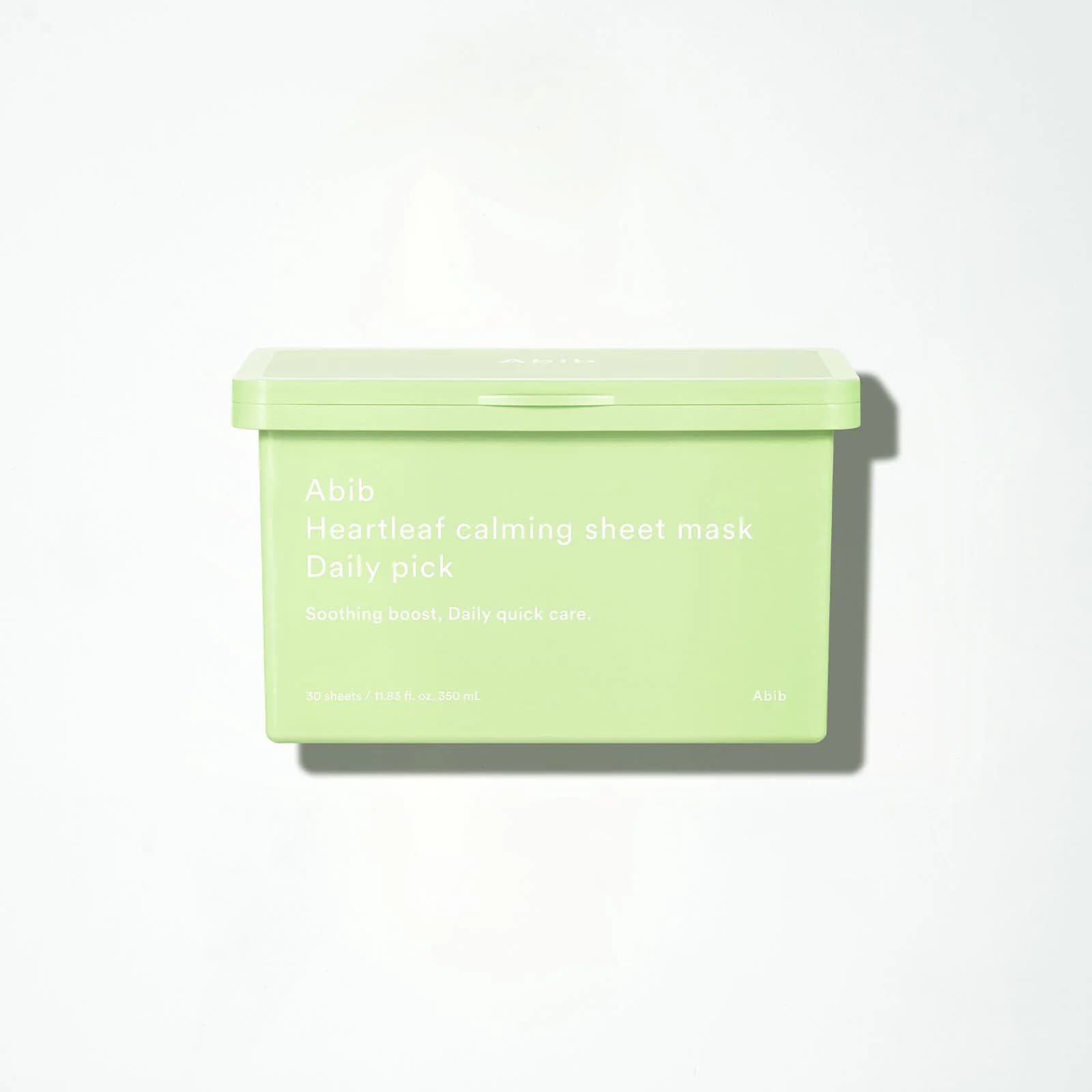 Abib Heartleaf calming sheet mask Daily pick 30ea （350ml)