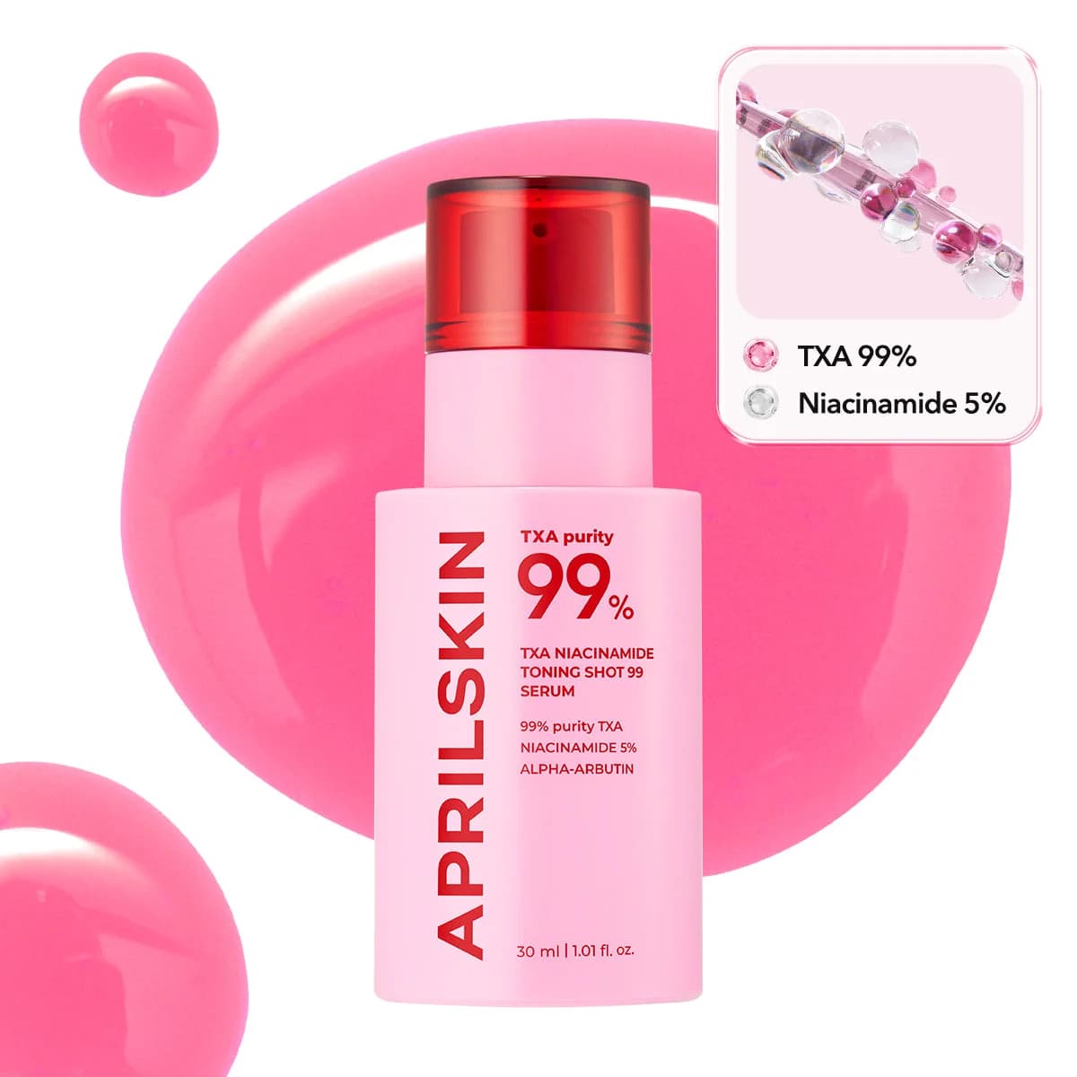 Aprilskin TXA Niacinamide Toning Shot 99 Serum 30ml