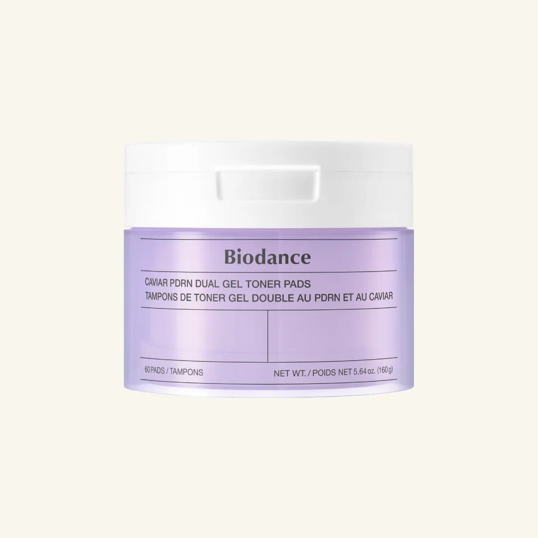 Biodance Caviar PDRN Dual Gel Toner Pads 60Pads