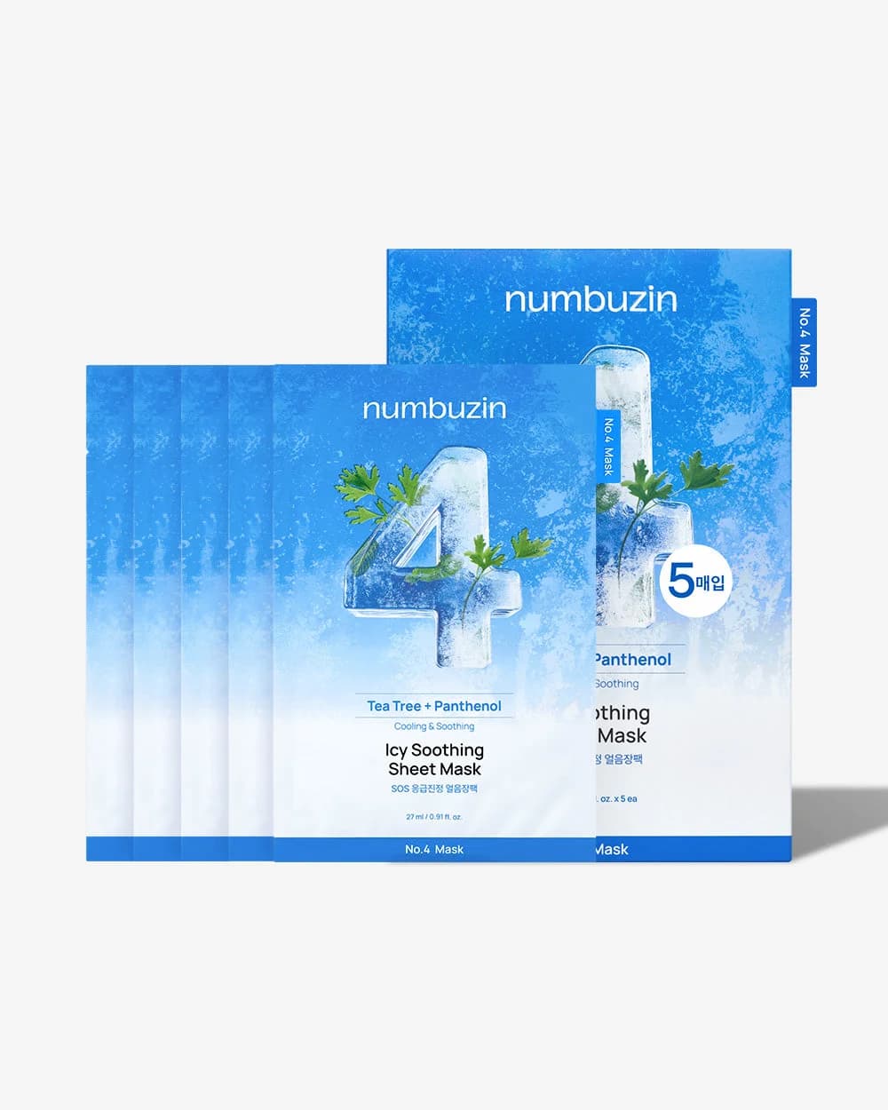 Numbuzin No.4 Icy Soothing Sheet Mask