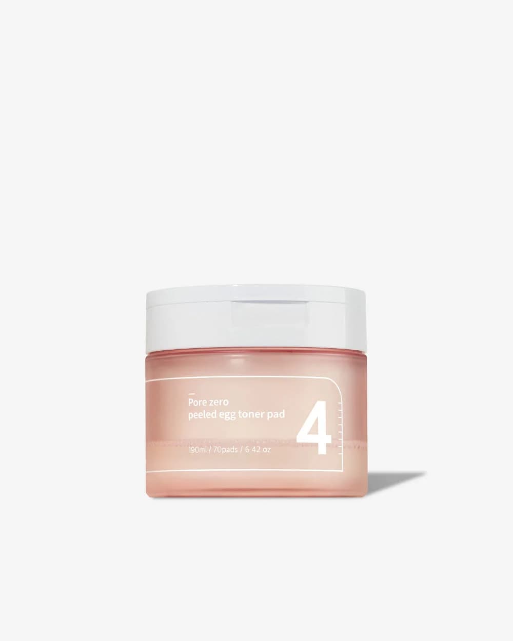 Numbuzin No.4 Pore Zero Peeled Egg Toner Pad 190ml / 70 Pads