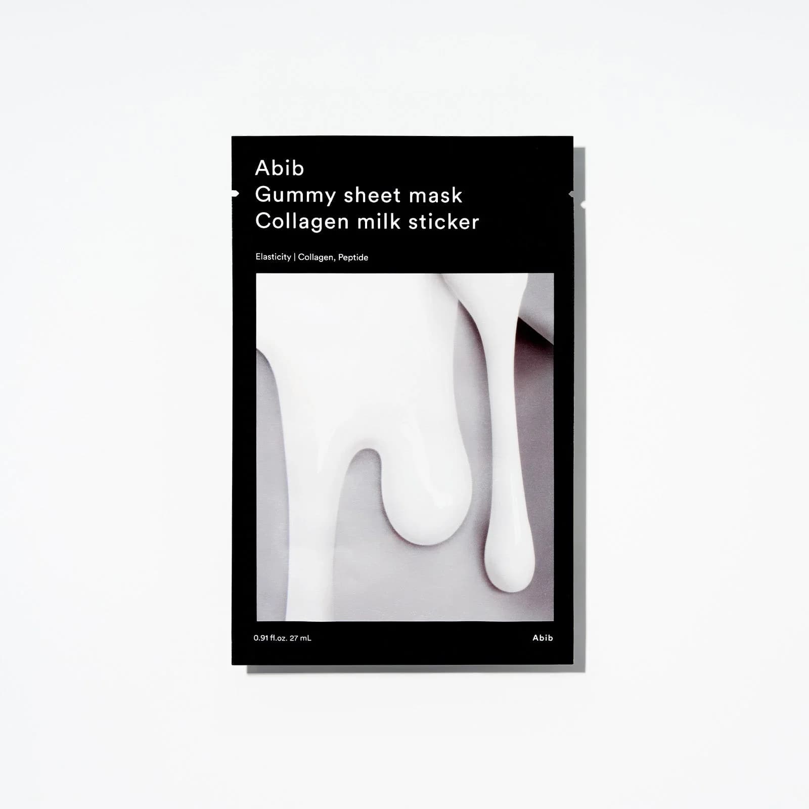 Abib Gummy sheet mask Collagen milk sticker 27ml